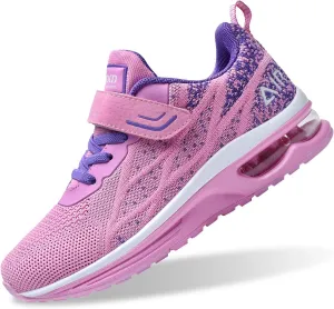RomenSi Air Athletic Running Shoes for Boys Girls Lightweight Breathable Tennis Sports Kids Sneakers