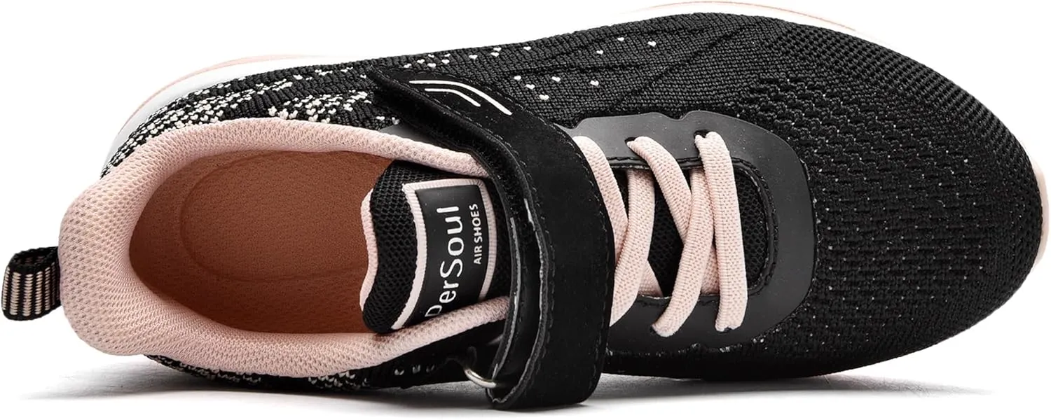RomenSi Air Athletic Running Shoes for Boys Girls Lightweight Breathable Tennis Sports Kids Sneakers