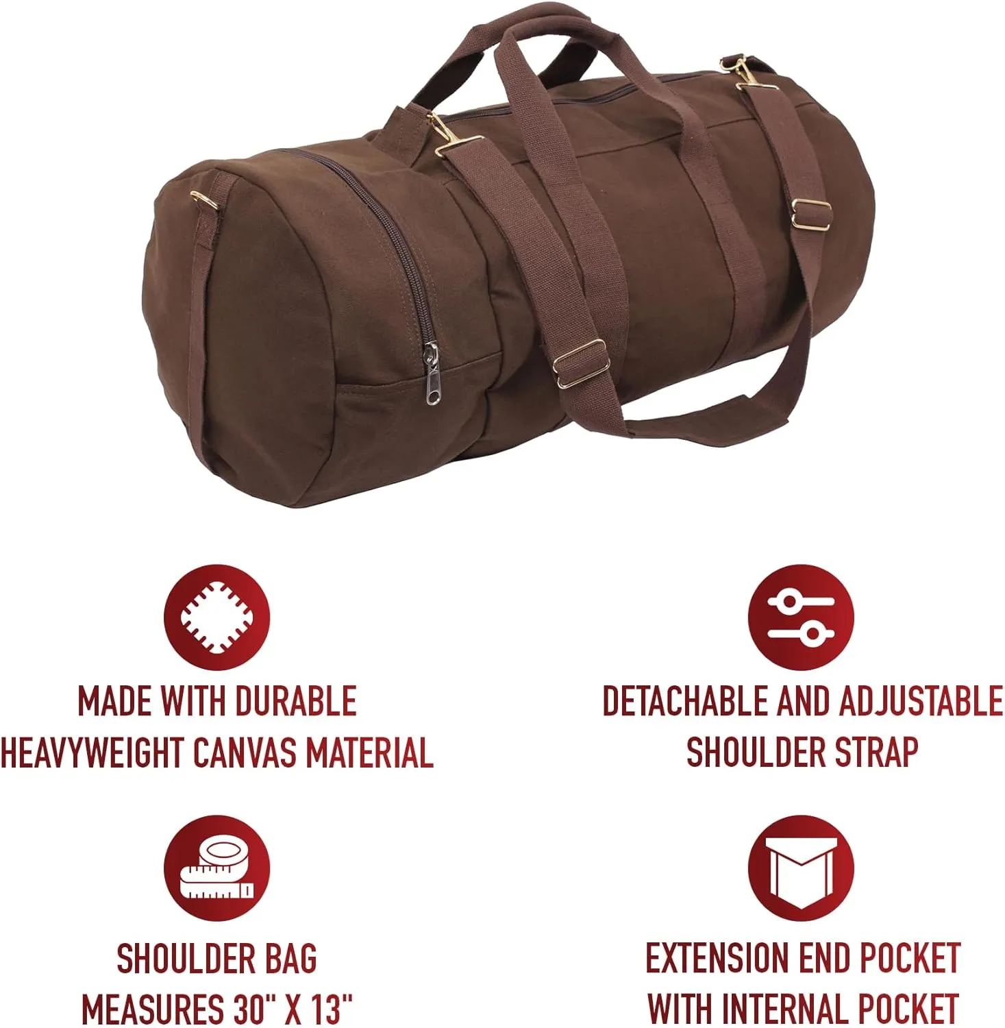 Rothco Canvas Double Ender Sports Bag
