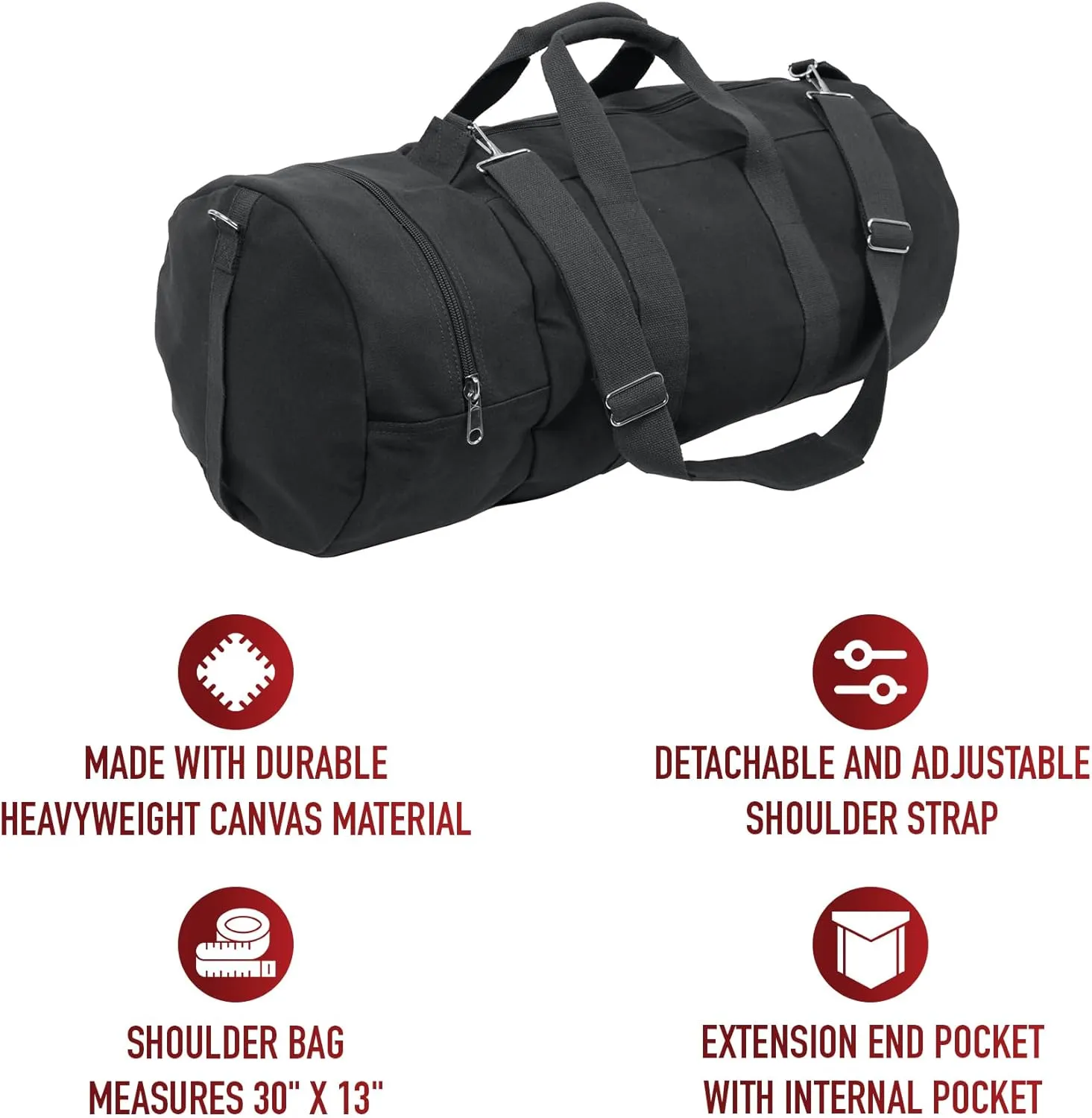 Rothco Canvas Double Ender Sports Bag