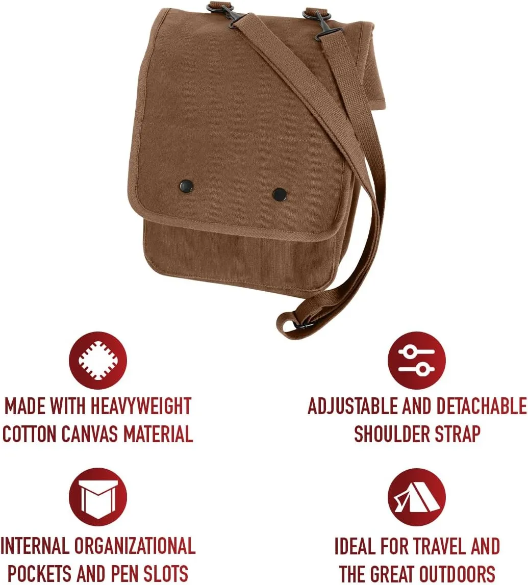 Rothco Canvas Map Case Shoulder Bag