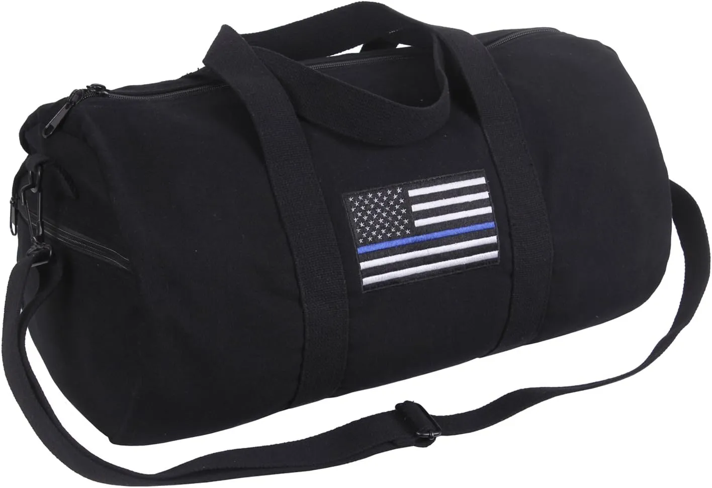 Rothco Thin Blue Line Canvas Shoulder Duffle Bag