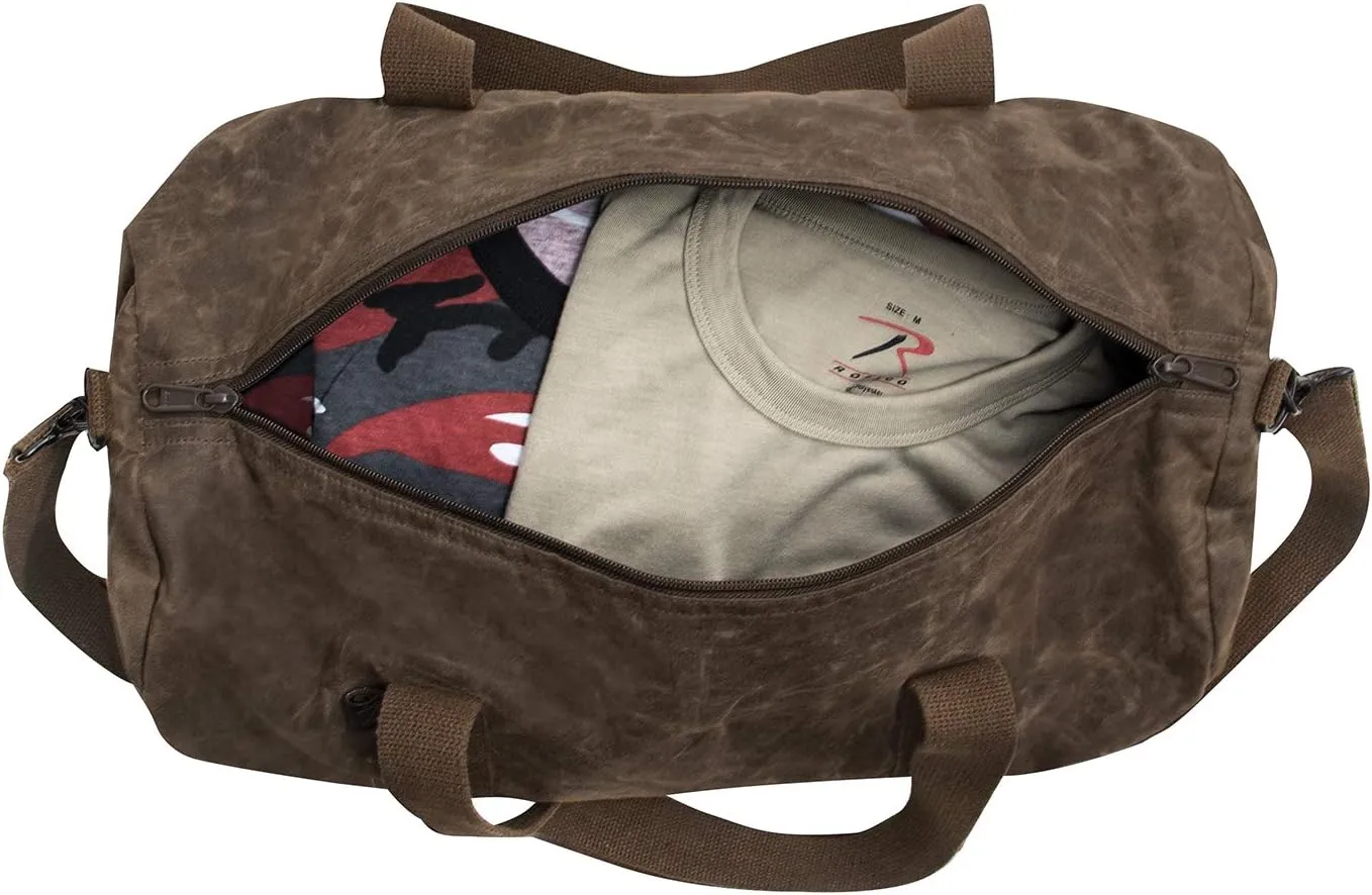 Rothco Waxed Canvas Shoulder Duffle Bag