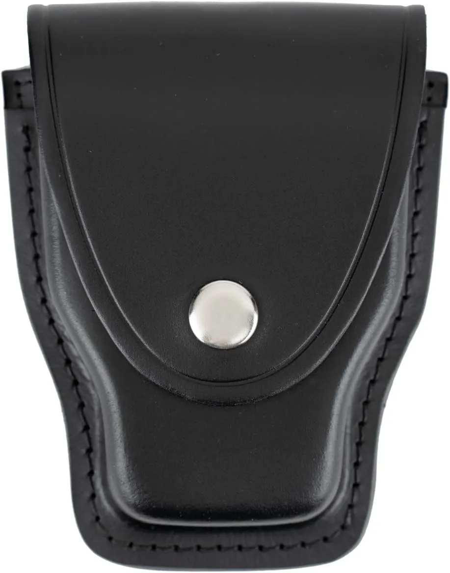 Ryno Gear Genuine Leather Single Handcuff Case, Leather Handcuff Holder, Leather Cuff Case, Police Handcuff case