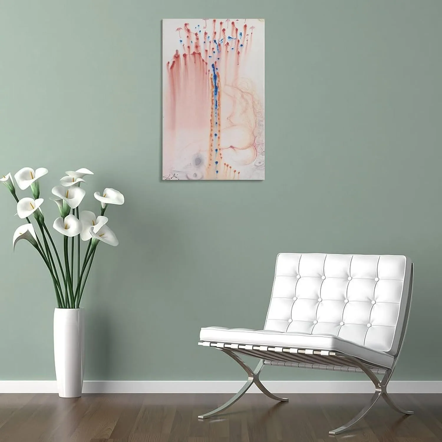 Salvador Dalí - Deesse De La Pluie, C1966 Print Photo Art Painting Canvas Poster Home Decorative Bedroom Modern Decor Posters Gifts 16x24inch(40x60cm)
