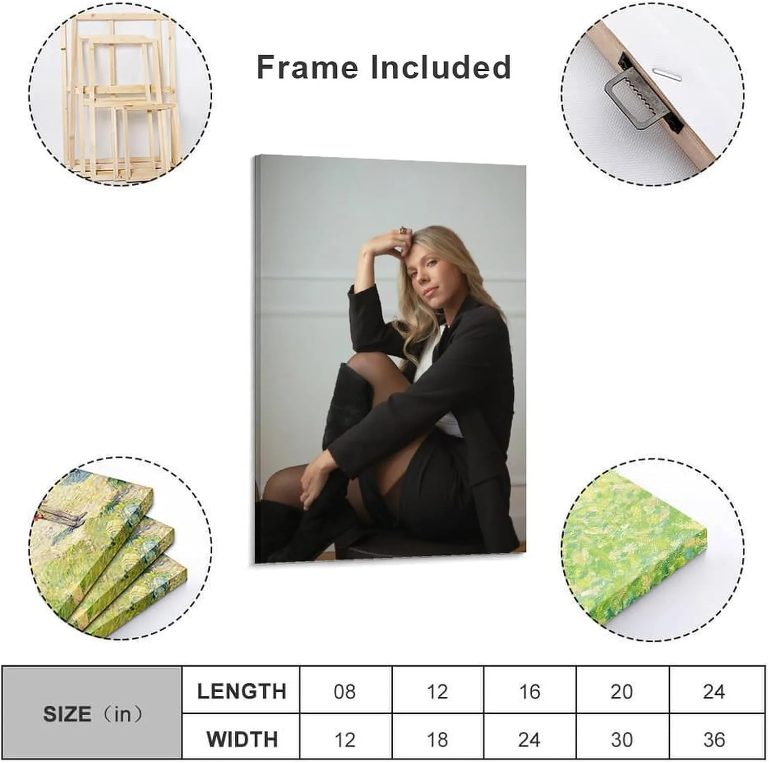 Samantha Brown Poster (6) Poster Cool Artworks Painting Wall Art Canvas Prints Hanging Picture Home Decor Posters Gift Idea 20x30inch(50x75cm)