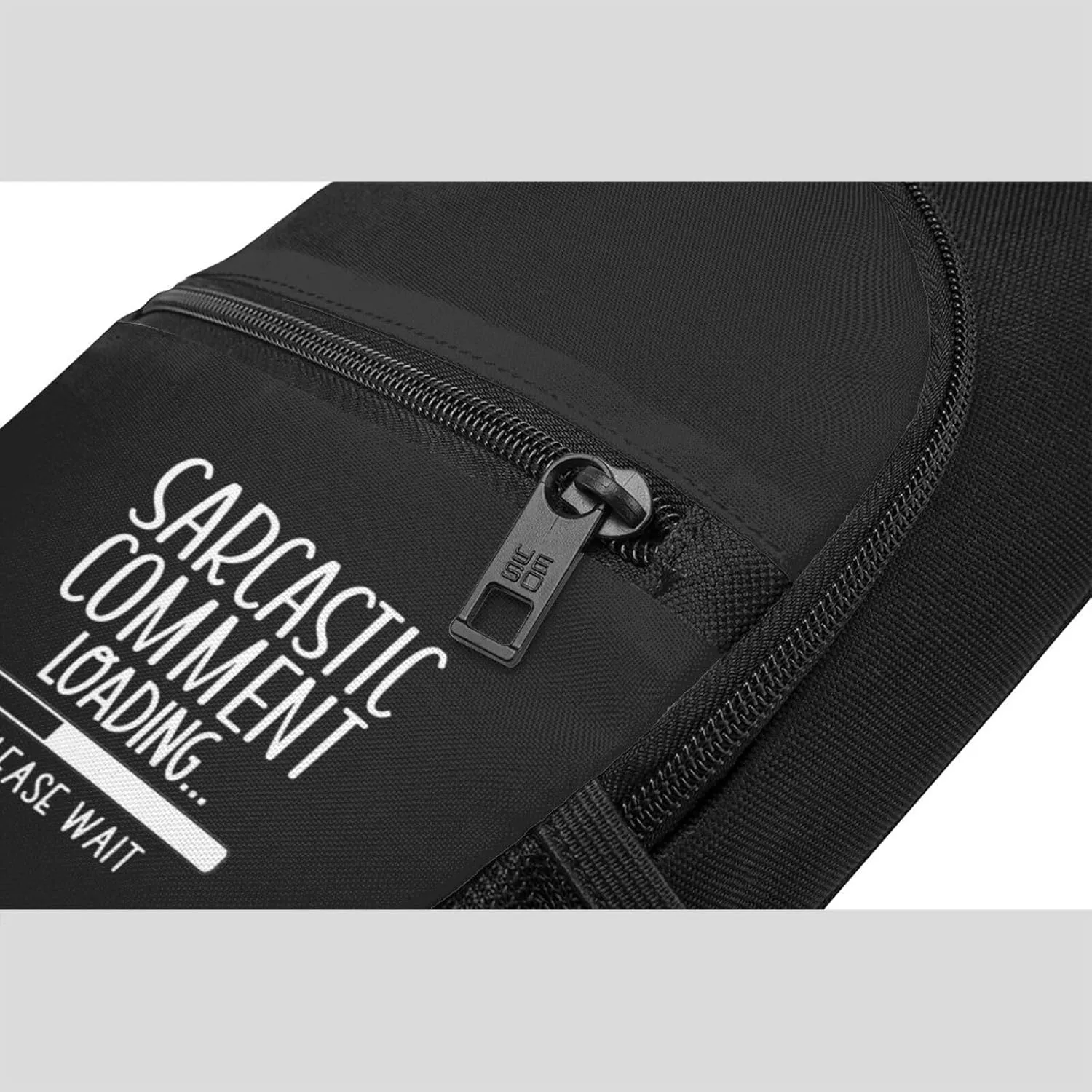 Sarcastic Comment Loading Unisex Chest Bag Lightweight Crossbody Shoulder Bag Travel Pocket Black