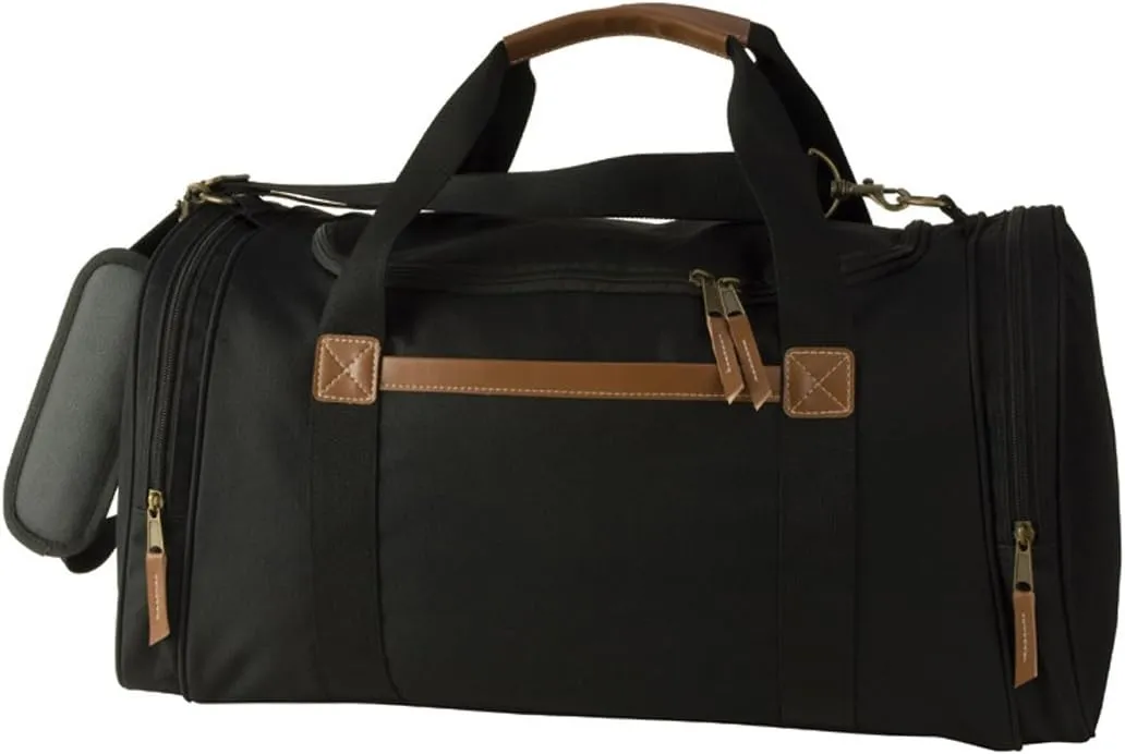Saturn Business Carry On Duffel Bag (21x10x10, Black)