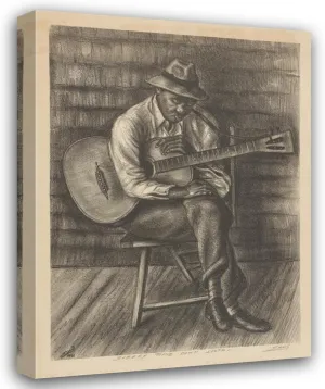 Saul Kovner 28x36 Extra Large Gallery Wrapped Canvas Museum Art Print Titled: Sleepy Time down South (1941)