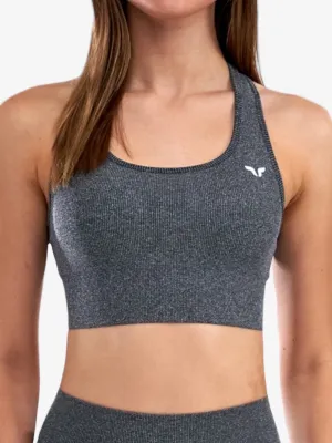 Seamless Ribbed Sports Bra