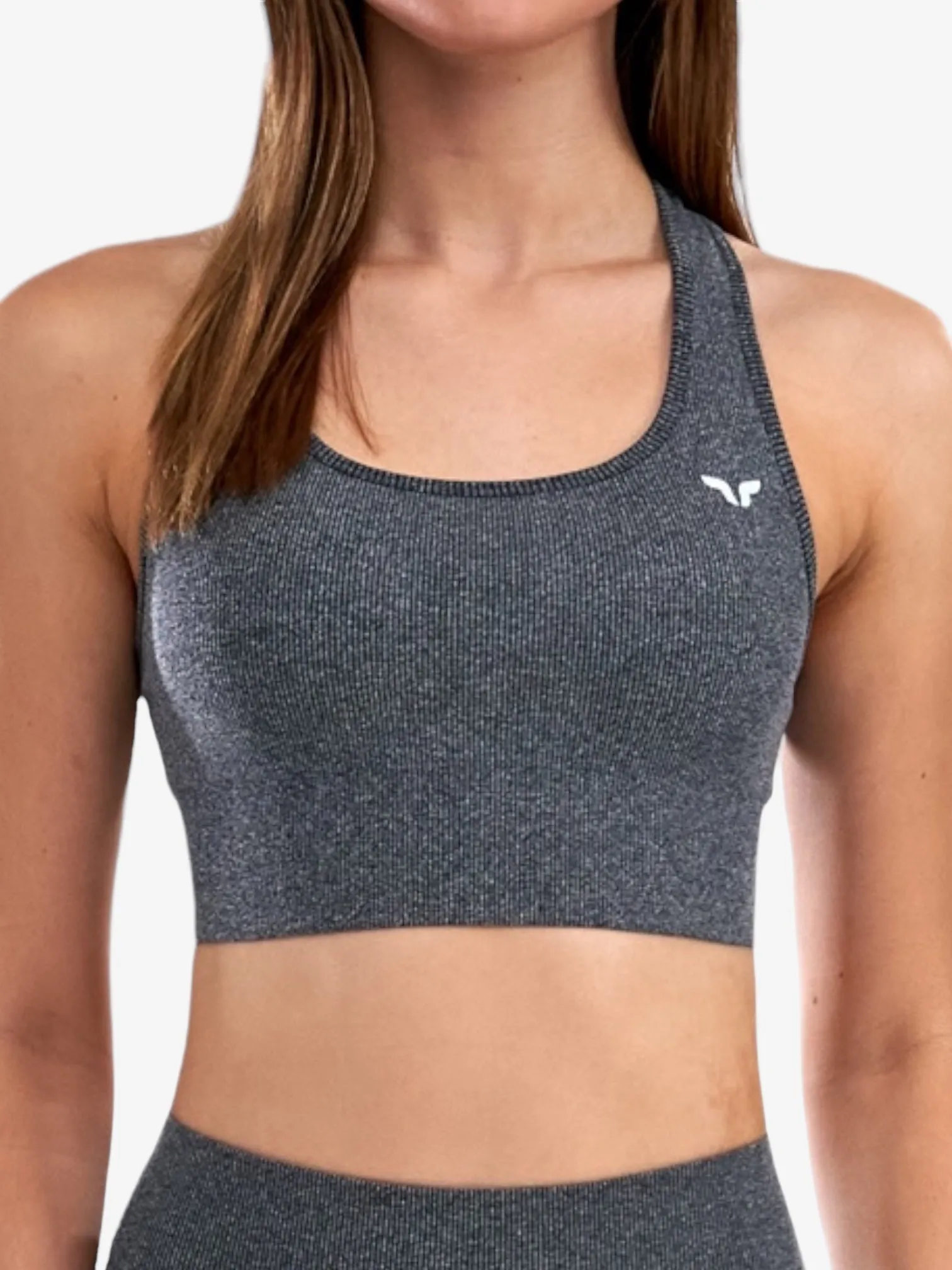 Seamless Ribbed Sports Bra
