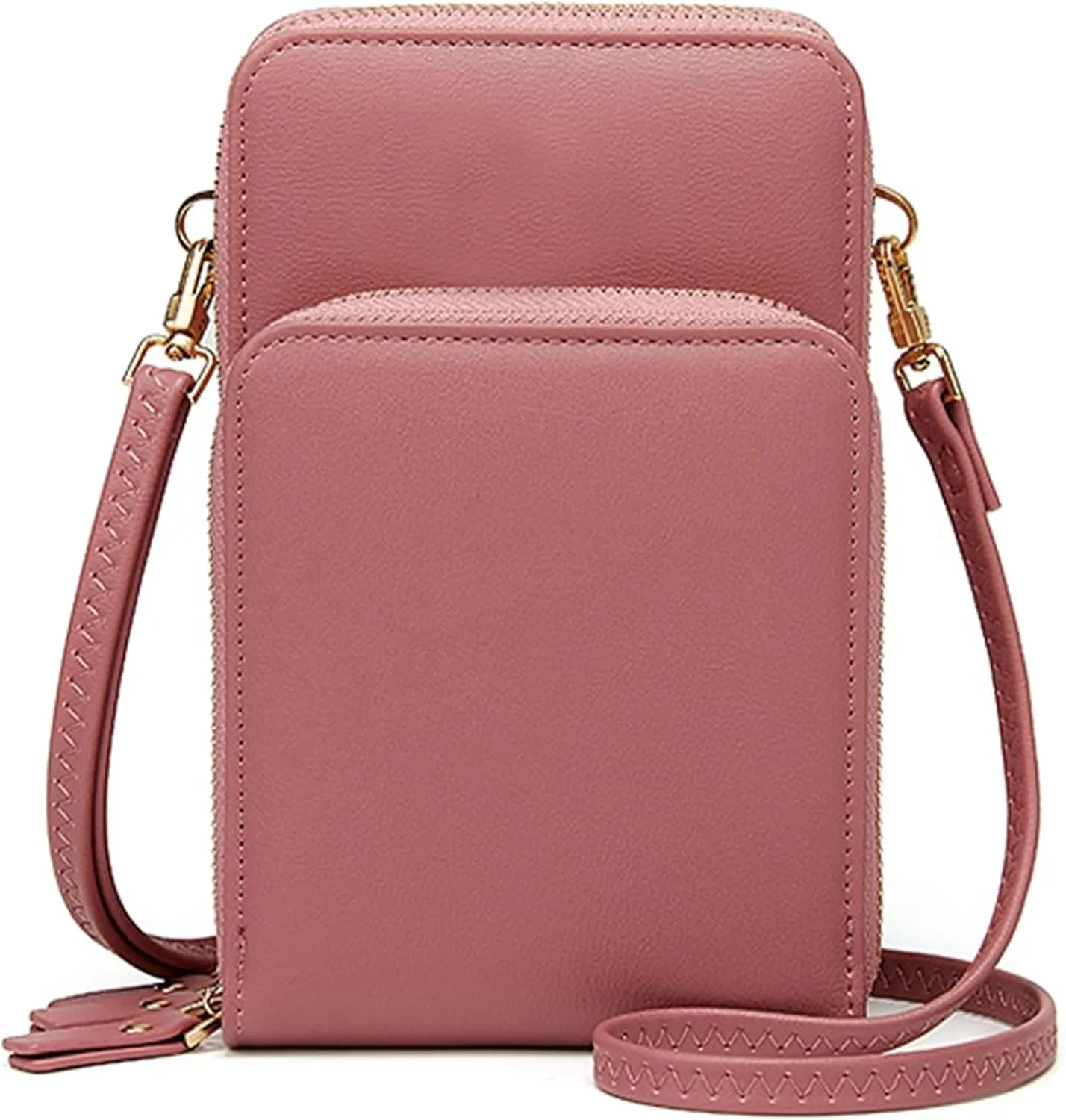Sensitive Touch Screen Small Crossbody Cell Phone Purse for Women,PU Leather Mini Shoulder Bag with Credit Card Slots