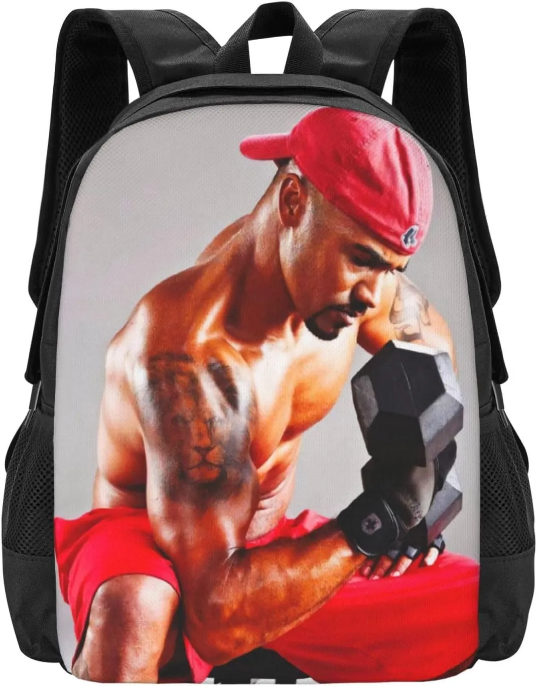 Shemar Actors Moore Backpack Laptop Computer Backpacks Travel Bag Double Shoulder Daypack for Work Hiking 15.6 Inch
