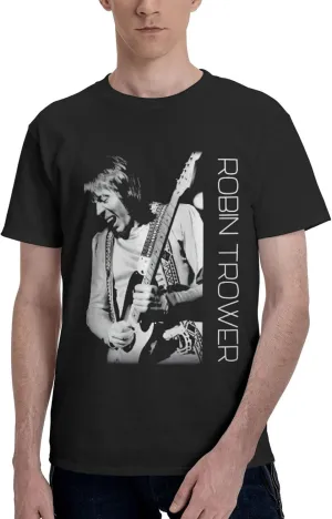 Shirt Men Short Sleeve Crew Neck T-Shirt Casual Fun Rock Printed Tee