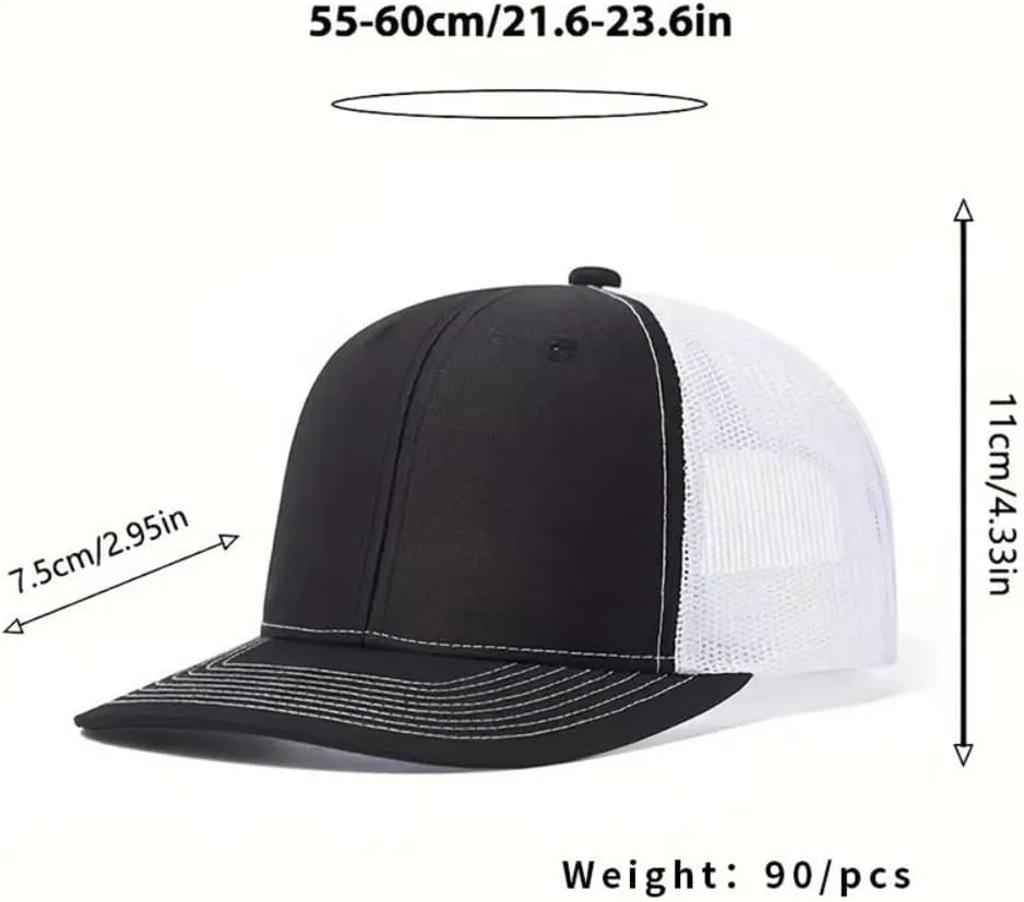 Shit Show Crew Member Hats for Mens,Printed Mesh Caps, Trucker Hats,dad Hats