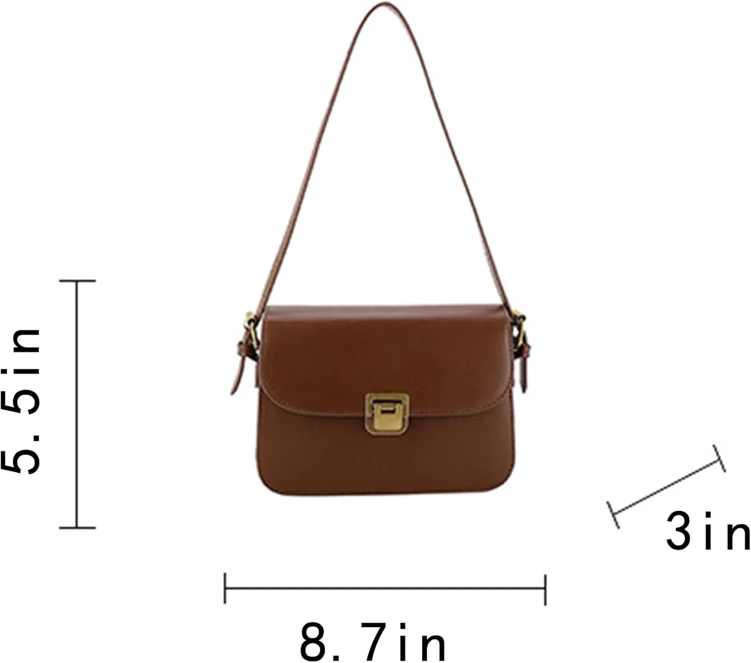 Shoulder Bags for Women Mini Purse Handbag Trendy PU Leather Small Crossbody Bag Tote Hobo bag Clutch Underarm Bag