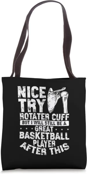 Shoulder Injury Survivor Rotater Cuff Surgery Repair Tote Bag