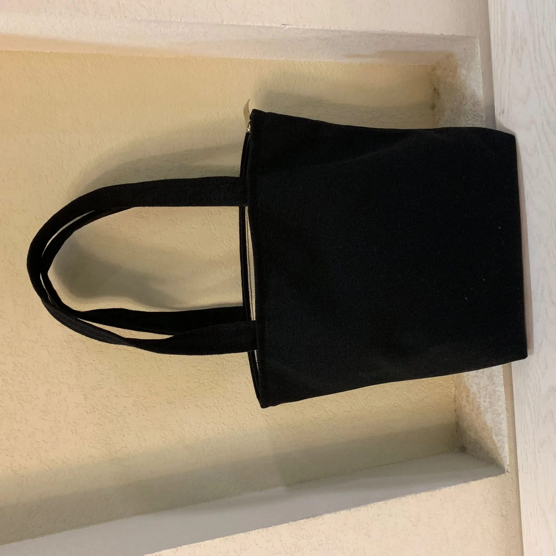 Simple Canvas Bale Of Cotton Lunch Handbags