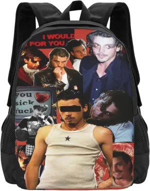 Skeet Actor Ulrich Backpack Laptop Computer Backpacks Travel Bag Double Shoulder Daypack for Work Hiking 15.6 Inch