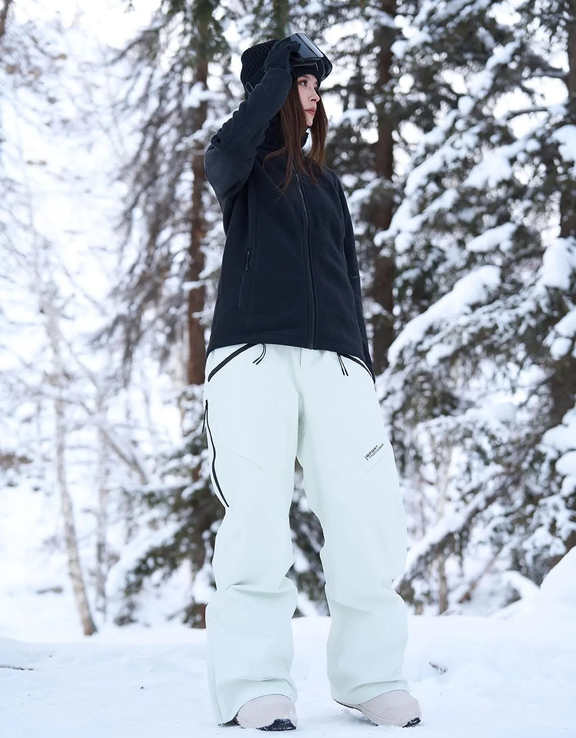 Ski Pants Snow Snowboard Pants Waterproof Insulated Baggy Windproof Hiking Winter Warm for Men Women