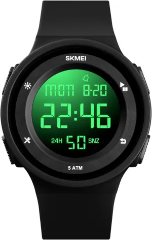 SKMEI Digital Watch Men, Digital Sports Watch Waterproof Wrist Watches for Men with Stopwatch Alarm Countdown Dual Time
