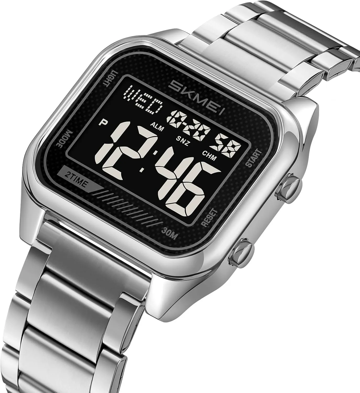 SKMEI Men's Digital Watch with EL Backlight Business Sports Military Men Watches Waterproof