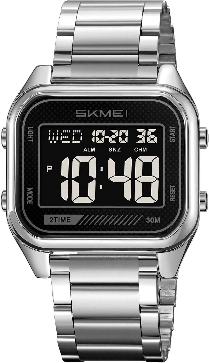 SKMEI Men's Digital Watch with EL Backlight Business Sports Military Men Watches Waterproof