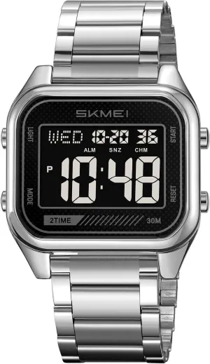 SKMEI Men's Digital Watch with EL Backlight Business Sports Military Men Watches Waterproof