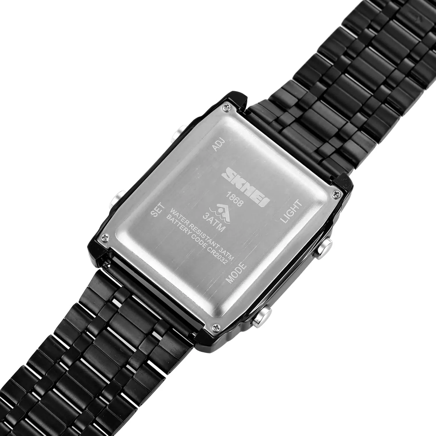 SKMEI Men's Digital Watch with Waterproof Classic Fashion Business Stainless Steel Sports Watch