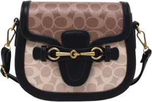 Small Crossbody Bags for Women - Artificial Leather Purse Handbag - Fashion Design - Golden Buckle
