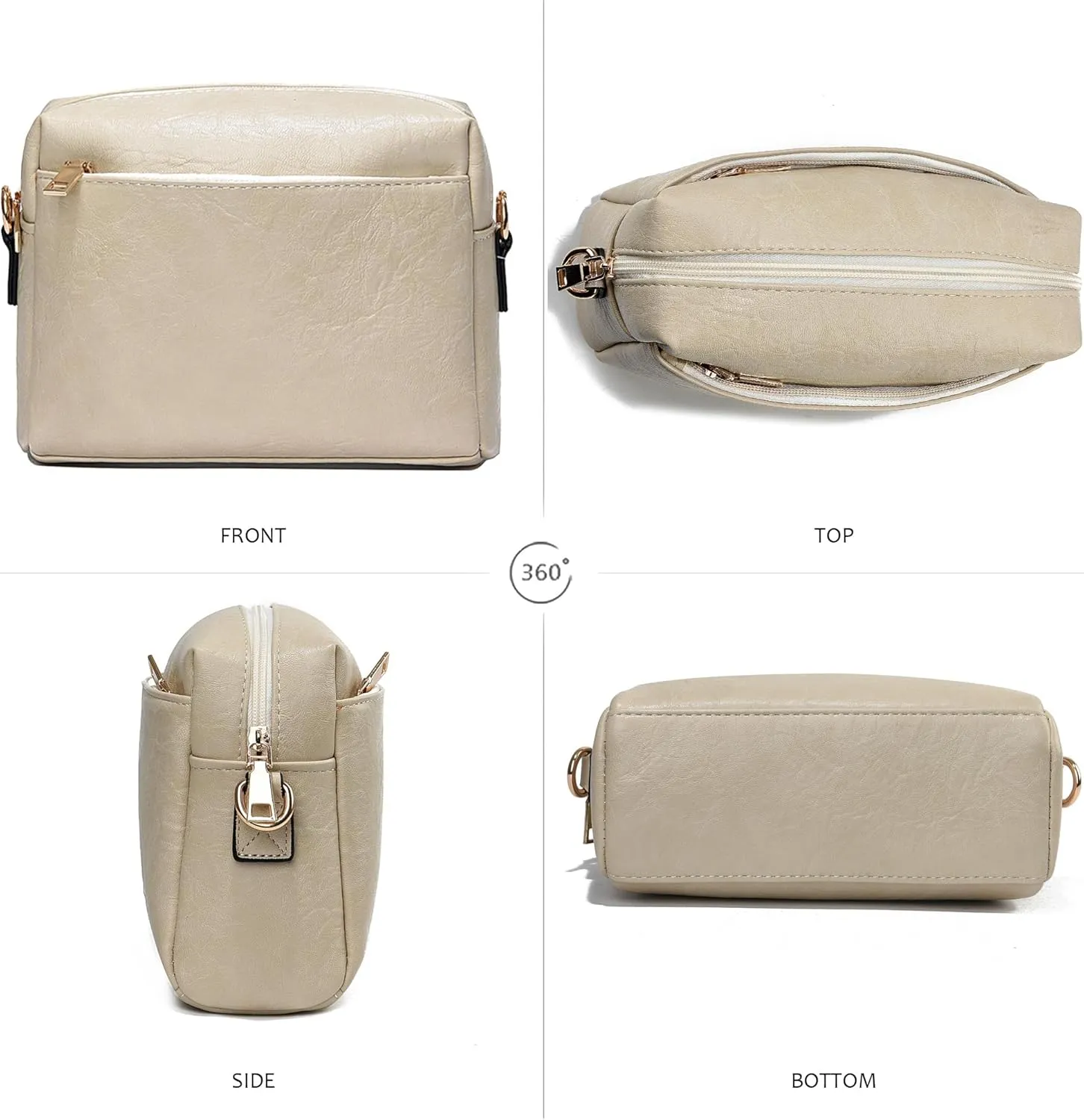 Small Crossbody Bags for Women Vegan Leather Purses Women's Shoulder Handbags Wallet Satchel Cross Body Purse