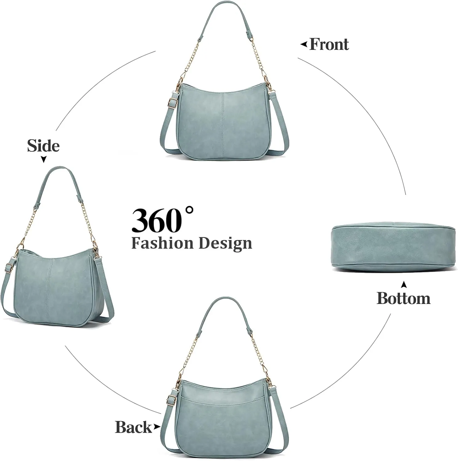 Small Crossbody Purse Leather Crossbody Bags for Women Fashion Handbag Cell Phone Crossover Shoulder Bag for Women