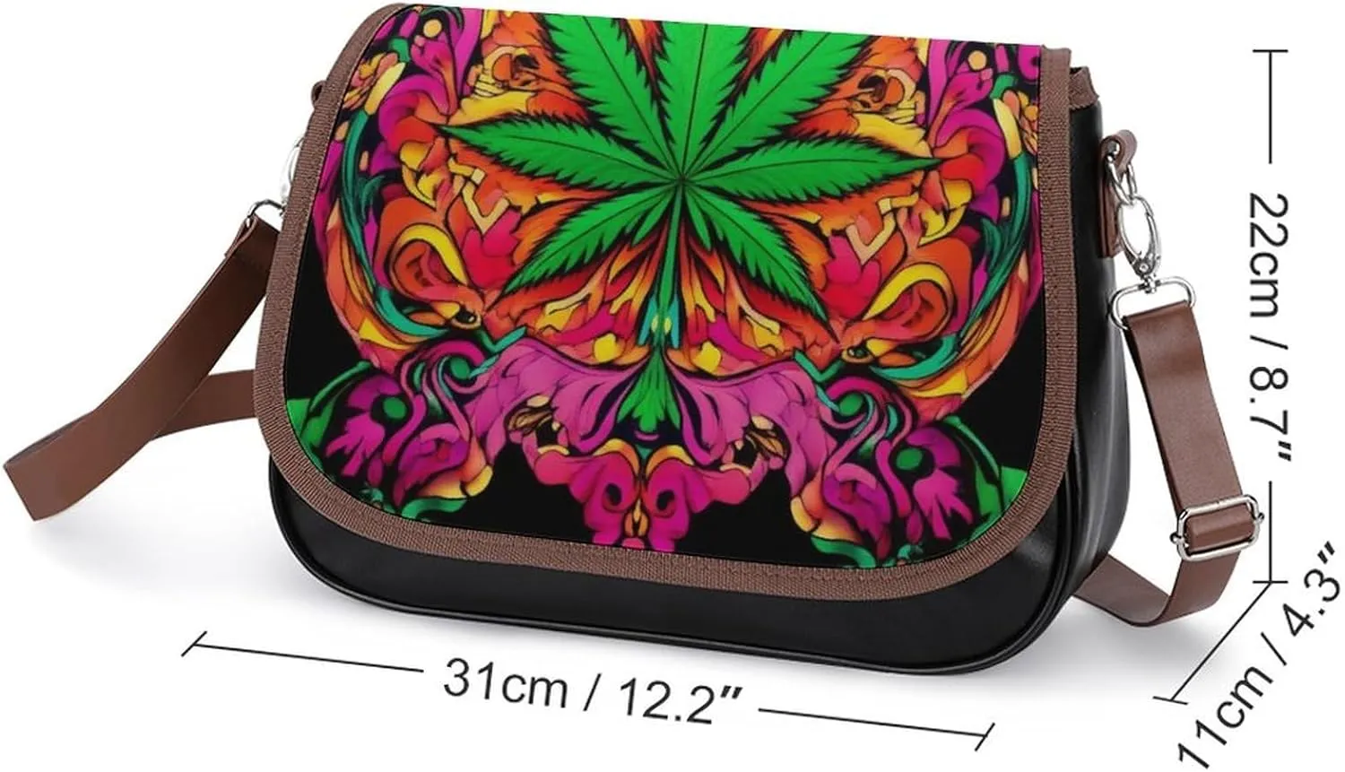 Small Crossbody Shoulder Purse for Women Men, Pu Leather Travel Purse Waterproof Cross Body Bags