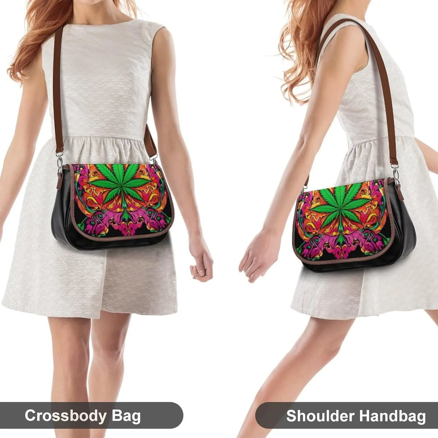 Small Crossbody Shoulder Purse for Women Men, Pu Leather Travel Purse Waterproof Cross Body Bags