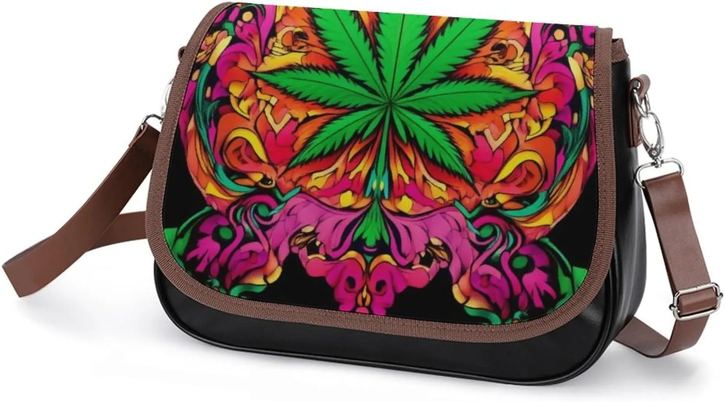 Small Crossbody Shoulder Purse for Women Men, Pu Leather Travel Purse Waterproof Cross Body Bags