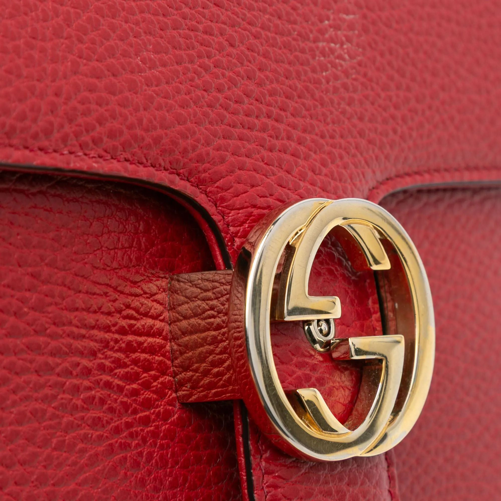 Small Dollar Calfskin Interlocking G Crossbody