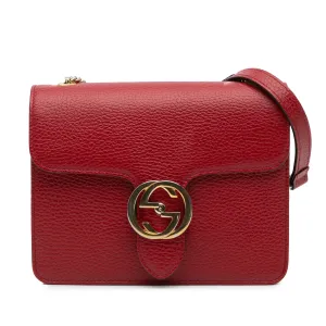 Small Dollar Calfskin Interlocking G Crossbody