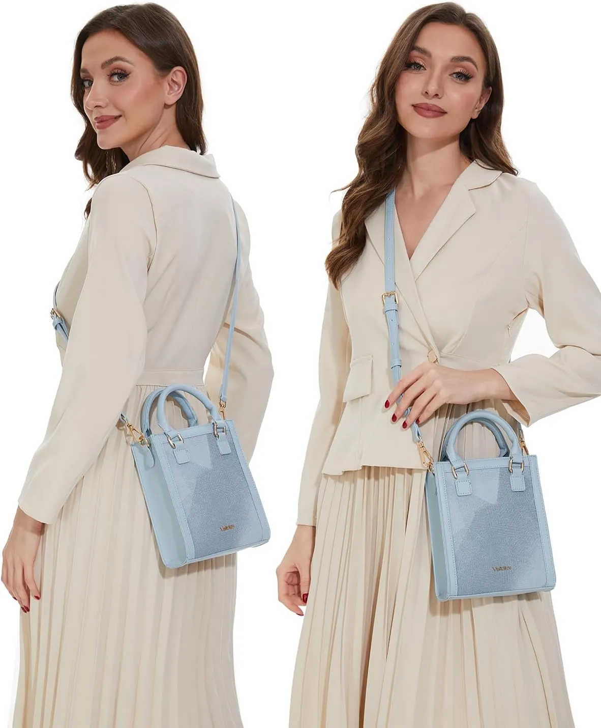 Small Tote Bag for Women Shoulder Handbags with Adjustable Strap Mini Top Handle Casual Purse