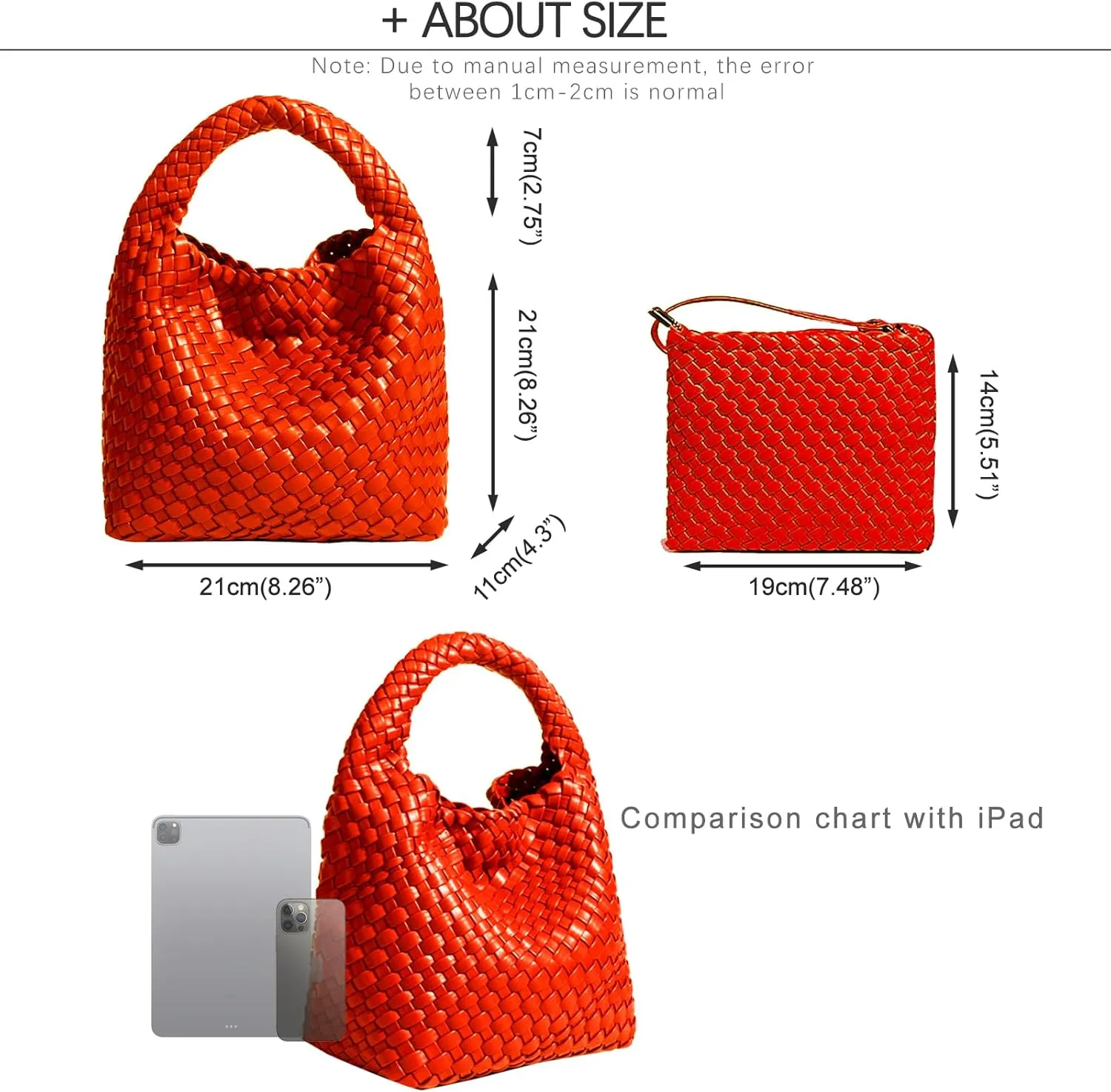 Small Woven Bags for Women Cute Hobo Tote Woven Handbag Mini Clutch Purse vegan leather Crossbody bags Shoulder Handmade Bag