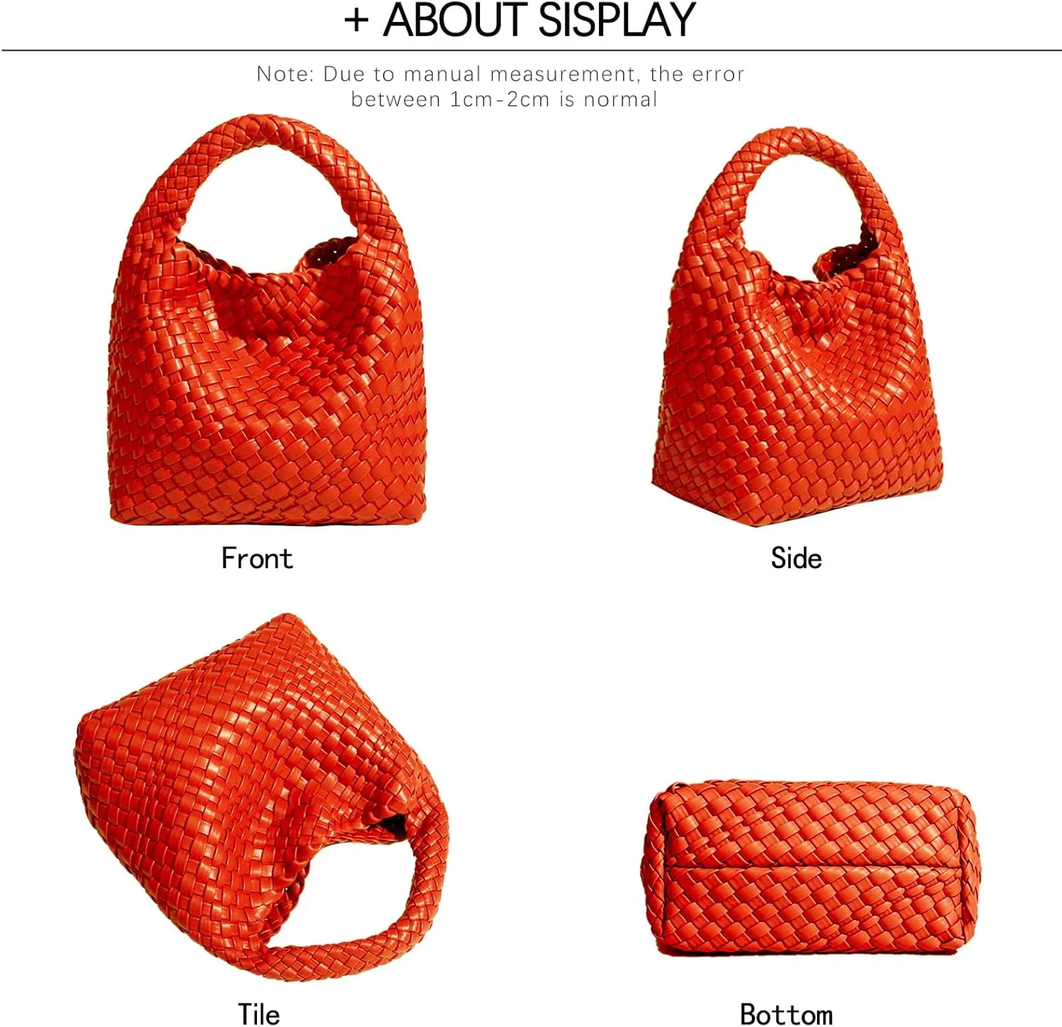 Small Woven Bags for Women Cute Hobo Tote Woven Handbag Mini Clutch Purse vegan leather Crossbody bags Shoulder Handmade Bag