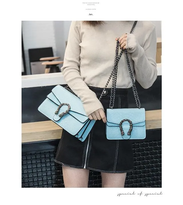 Snake Fashion Brand Women Bag