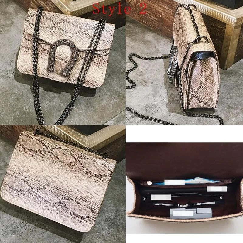Snake Fashion Brand Women Bag