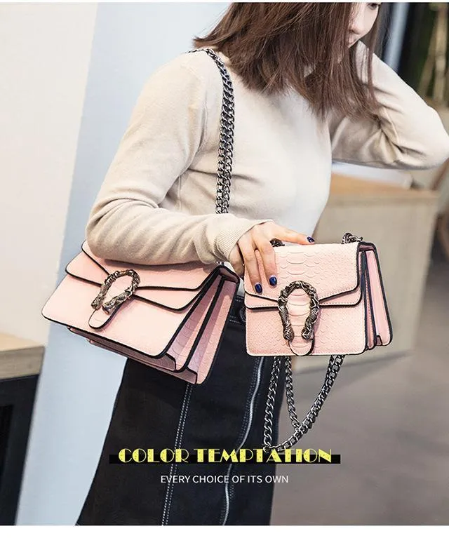 Snake Fashion Brand Women Bag