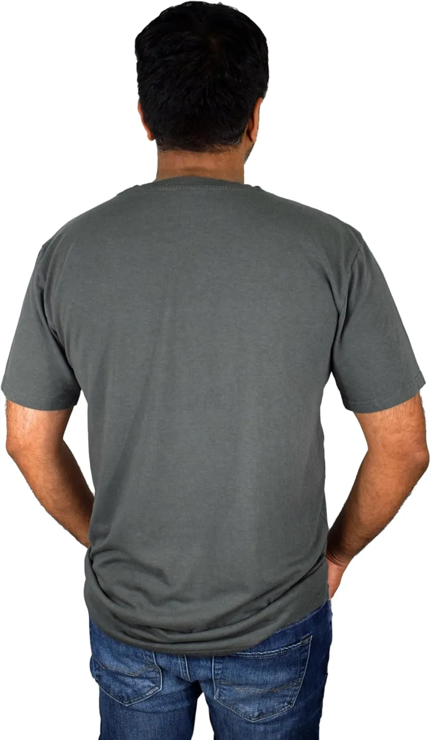 Soft & Simple Mens T Shirt - Casual Plain Crew Neck Short Sleeve T-Shirt - Cooling Organic Bamboo Viscose and Cozy Cotton Tee