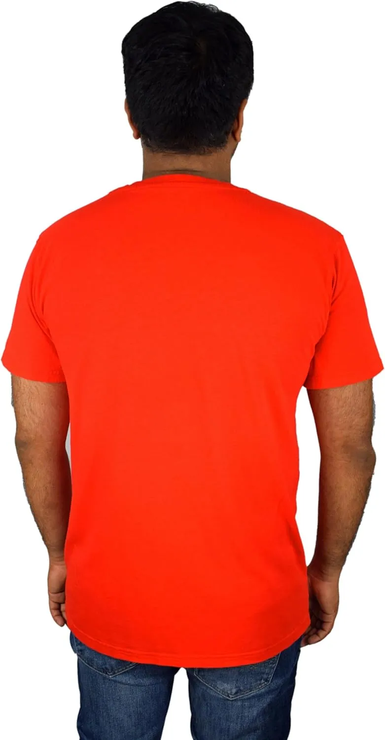 Soft & Simple Mens T Shirt - Casual Plain Crew Neck Short Sleeve T-Shirt - Cooling Organic Bamboo Viscose and Cozy Cotton Tee