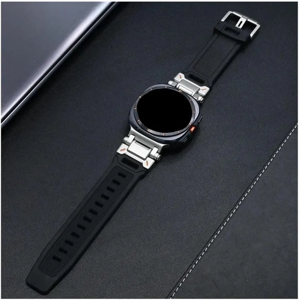 Soft Sports TPU Silicone Breathable Watch Band Fit for Samsung Galaxy Watch Ultra 47mm