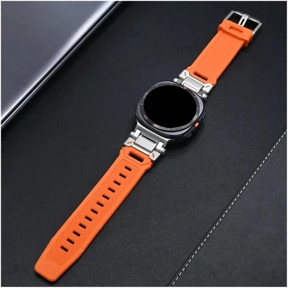 Soft Sports TPU Silicone Breathable Watch Band Fit for Samsung Galaxy Watch Ultra 47mm
