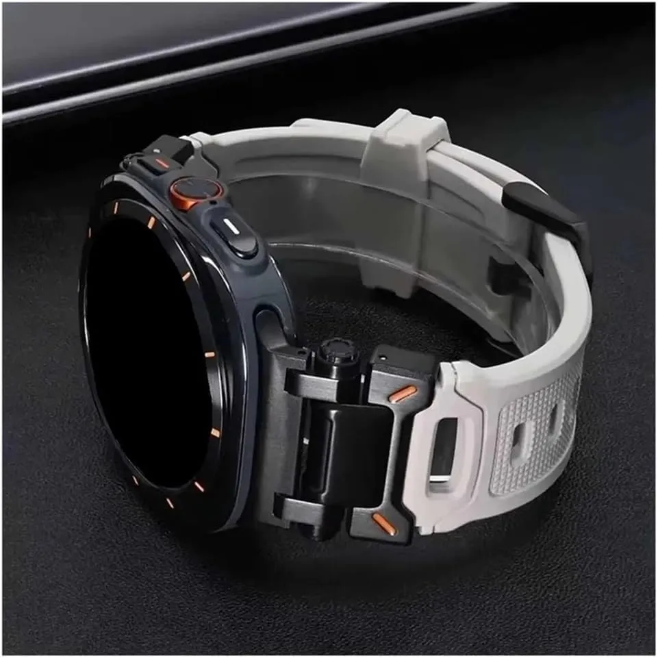 Soft Sports TPU Silicone Breathable Watch Band Fit for Samsung Galaxy Watch Ultra 47mm