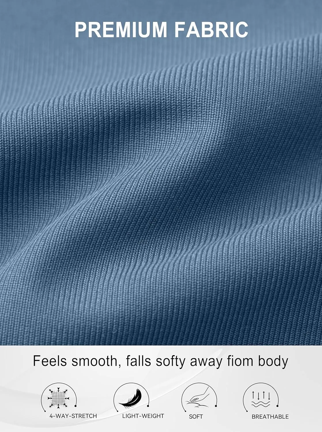 Soothfeel Men's Golf Pants with 5 Pockets - 30"/32"/34" Slim Fit Stretch Tech Pants Casual Trousers Dress Work Pants for Men