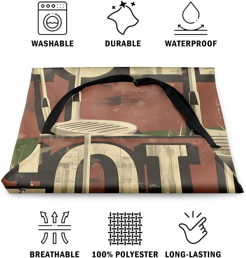 Sporting Theme Aprons for Men Women,Fashion Modern Sports Game Waterproof Apron